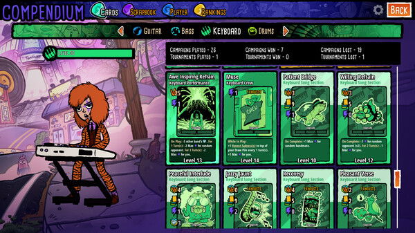 Battle Bands Rock And Roll Deckbuilder
